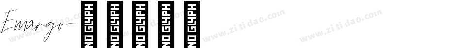 Emargo字体转换