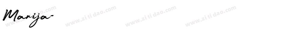 Marija字体转换