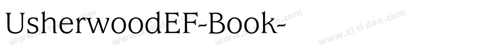 UsherwoodEF-Book字体转换