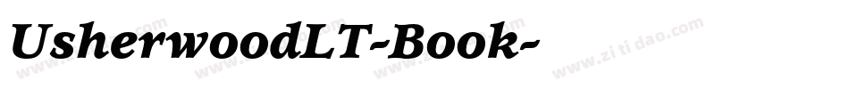 UsherwoodLT-Book字体转换