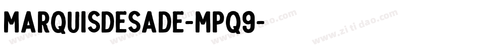MarquisDeSade-mPq9字体转换