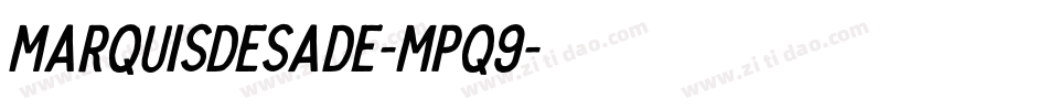 MarquisDeSade-mPq9字体转换