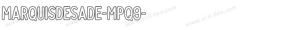 MarquisDeSade-mPq9字体转换