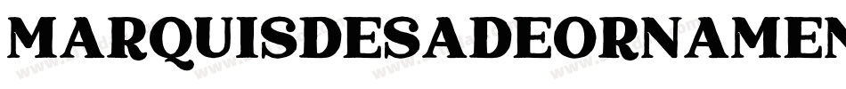 MarquisDeSadeOrnaments-dOaR字体转换