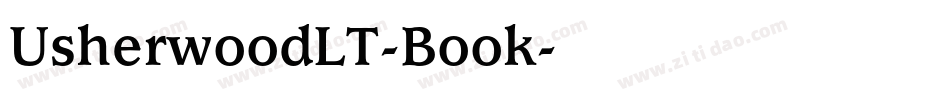 UsherwoodLT-Book字体转换