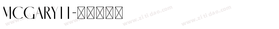 MCGARYTT字体转换
