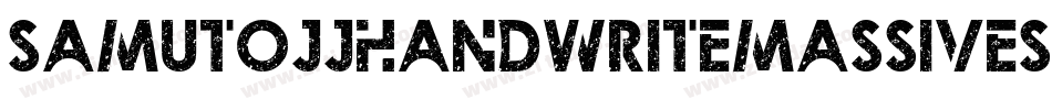 SamutojjHandwriteMassiveSkull-lRXd字体转换
