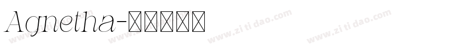 Agnetha字体转换