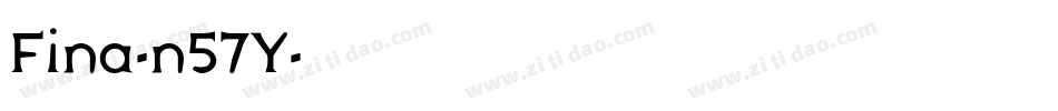 Fina-n57Y字体转换