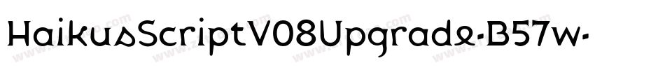 HaikusScriptV08Upgrade-B57w字体转换