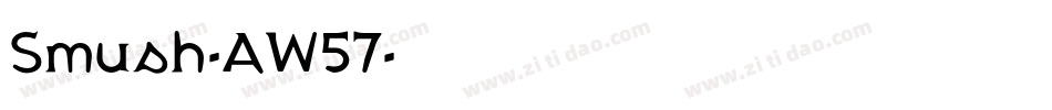 Smush-AW57字体转换