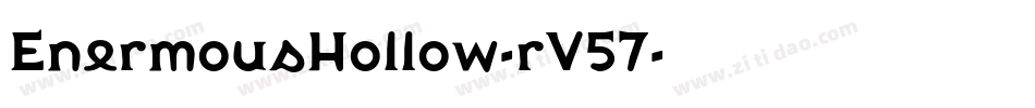 EnermousHollow-rV57字体转换