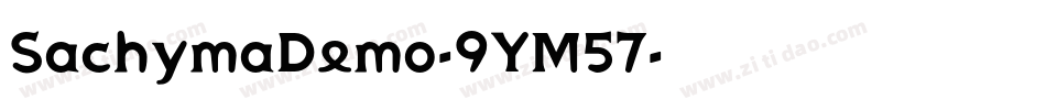SachymaDemo-9YM57字体转换