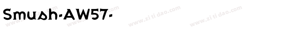 Smush-AW57字体转换