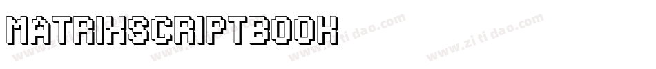 MatrixScriptBook字体转换