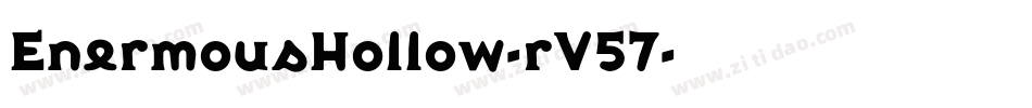 EnermousHollow-rV57字体转换