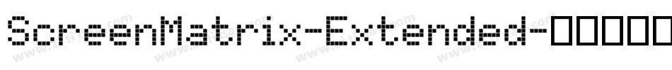 ScreenMatrix-Extended字体转换