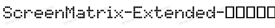 ScreenMatrix-Extended字体转换