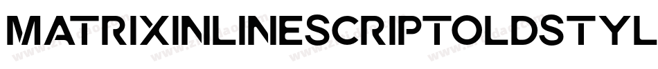 MatrixInlineScriptOldstyle字体转换