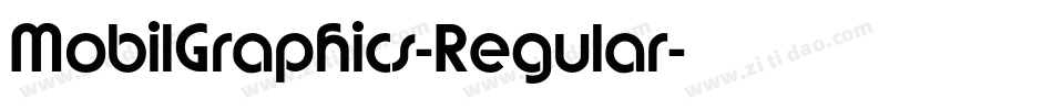 MobilGraphics-Regular字体转换