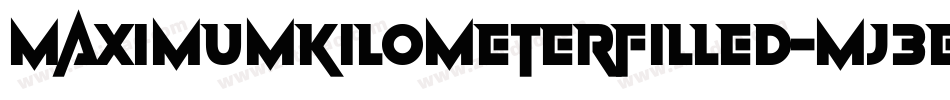 MaximumKilometerFilled-Mj3e字体转换