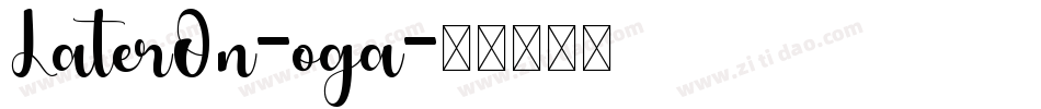 LaterOn-oga字体转换