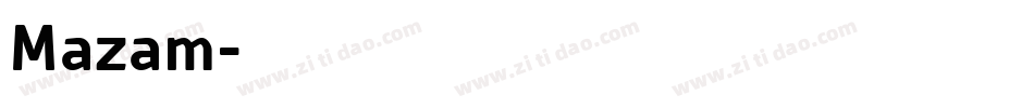 Mazam字体转换
