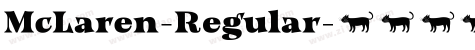 McLaren-Regular字体转换