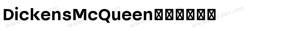 DickensMcQueen字体转换