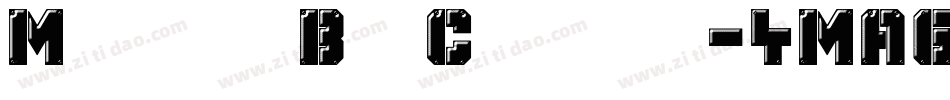 MechanicalBoldCondensed-4MA6字体转换