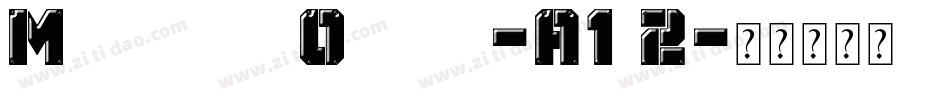 MechanicalOutline-A1r2字体转换