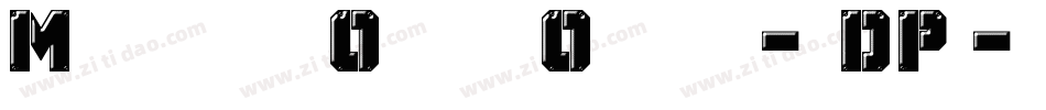MechanicalOutlineOblique-qDPl字体转换