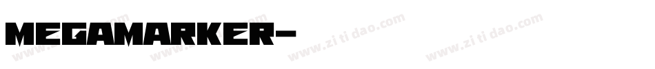 MegaMarker字体转换