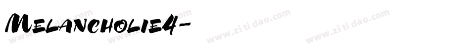 Melancholie4字体转换