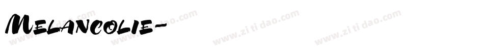 Melancolie字体转换