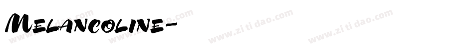 Melancoline字体转换