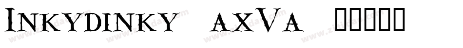 Inkydinky-axVa字体转换