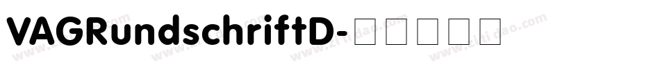 VAGRundschriftD字体转换