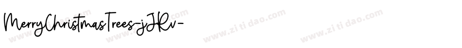 MerryChristmasTrees-jJRv字体转换