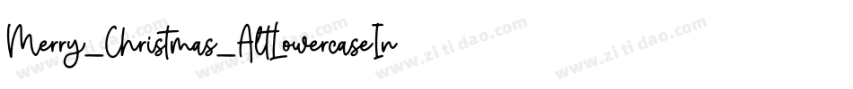 Merry_Christmas_AltLowercaseInitial-Regular字体转换