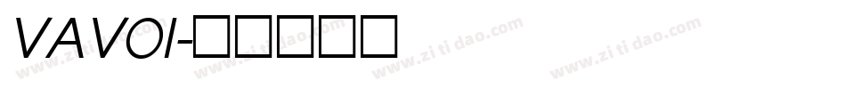 VAVOI字体转换
