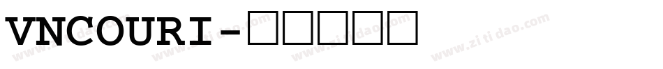 VNCOURI字体转换