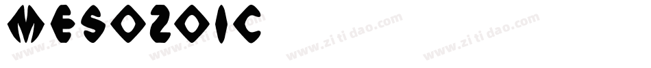 Mesozoic字体转换