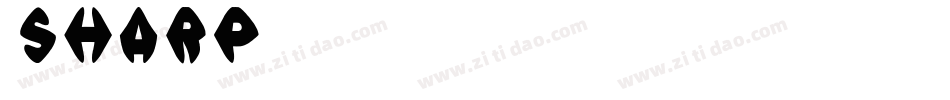 Sharp字体转换