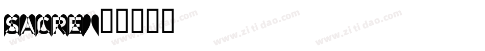 Sacre字体转换