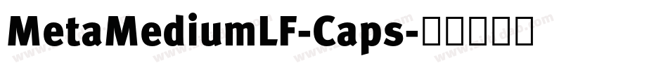 MetaMediumLF-Caps字体转换