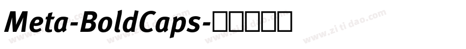 Meta-BoldCaps字体转换