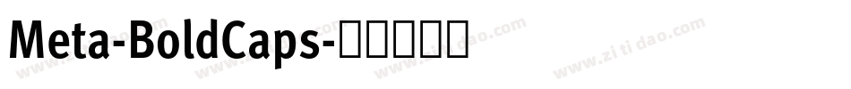 Meta-BoldCaps字体转换