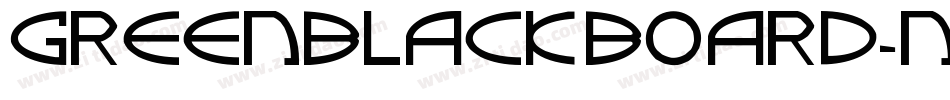 GreenBlackboard-nABR字体转换