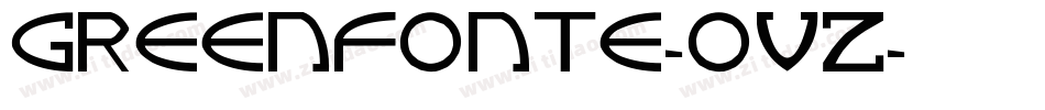 GreenFonte-OVZ48字体转换
